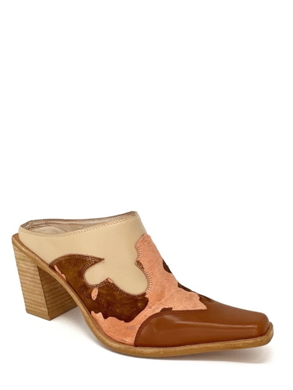 Jeffrey Campbell for Anthropologie Western Mules Cowgirl Heels Size 6.5 Booties